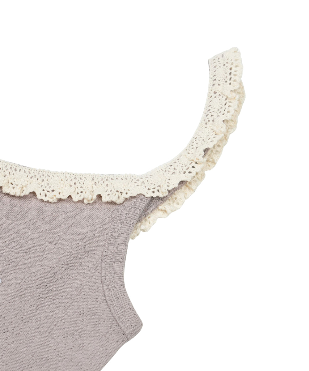 Coyseio - Vintage Puppy Lace Sleeveless (Light Purple) product image 15 | TRAB K-Fashion Australia