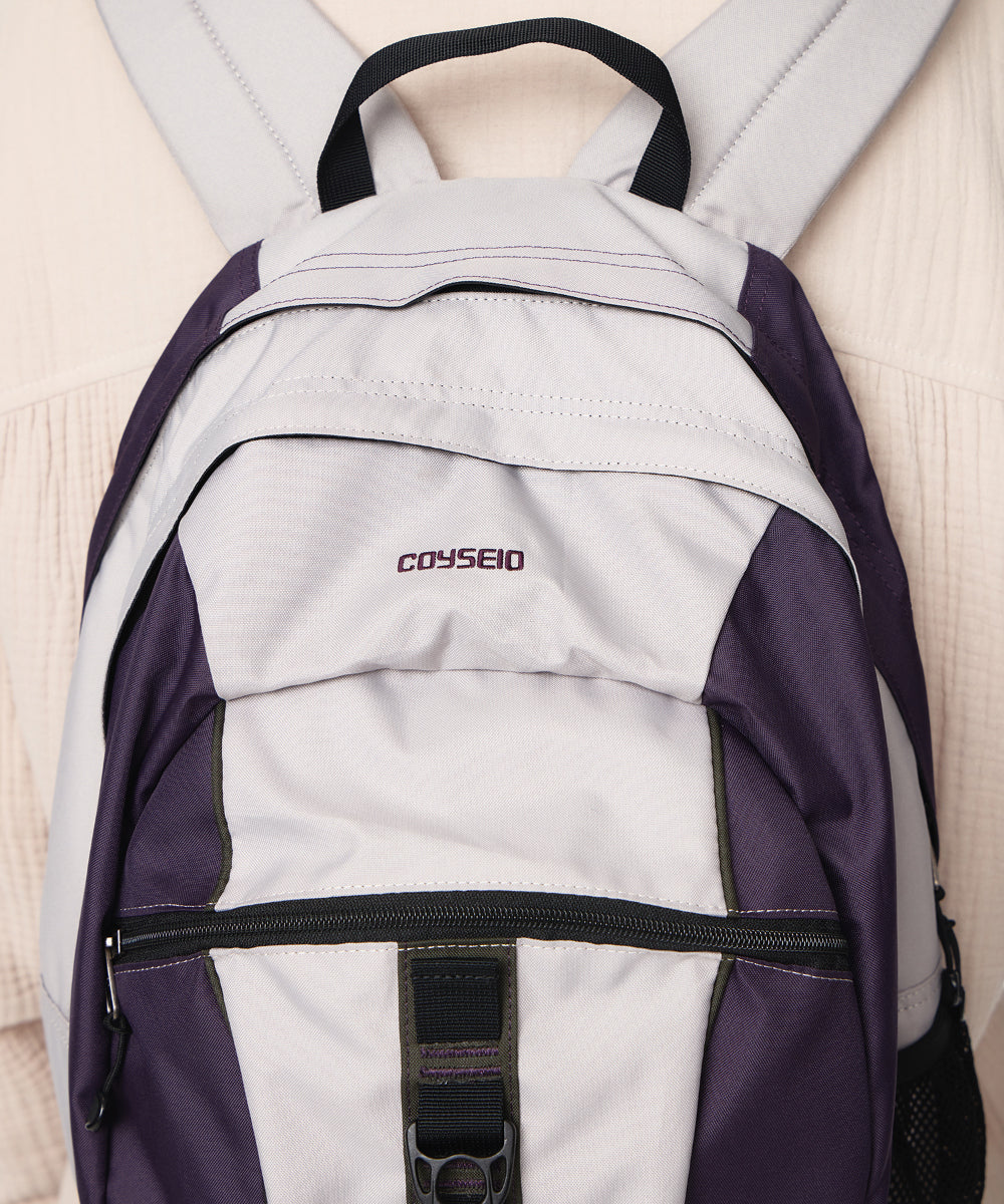 Coyseio - Retro Oxford Backpack (Grey) product image 5 | TRAB K-Fashion Australia