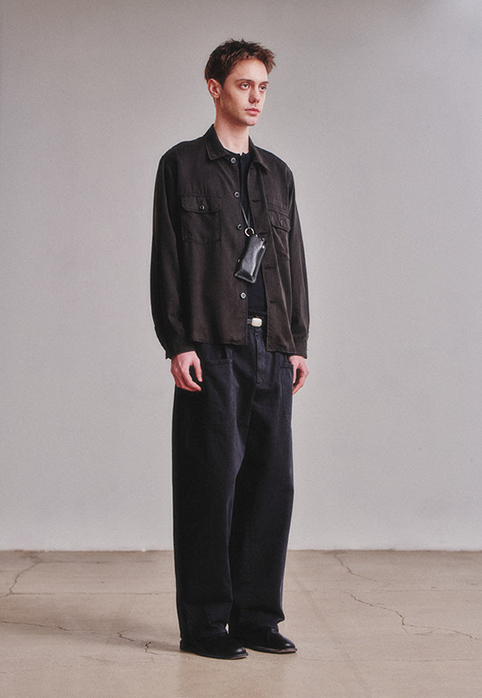 Art if acts - Tencel US Army Shirt (Faded Black) product image 4 | TRAB K-Fashion Australia