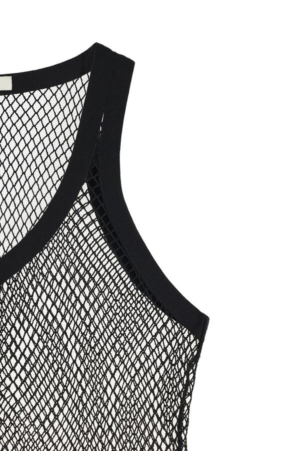Deinet - Crochet Knit Vest (Black) product image 15 | TRAB K-Fashion Australia