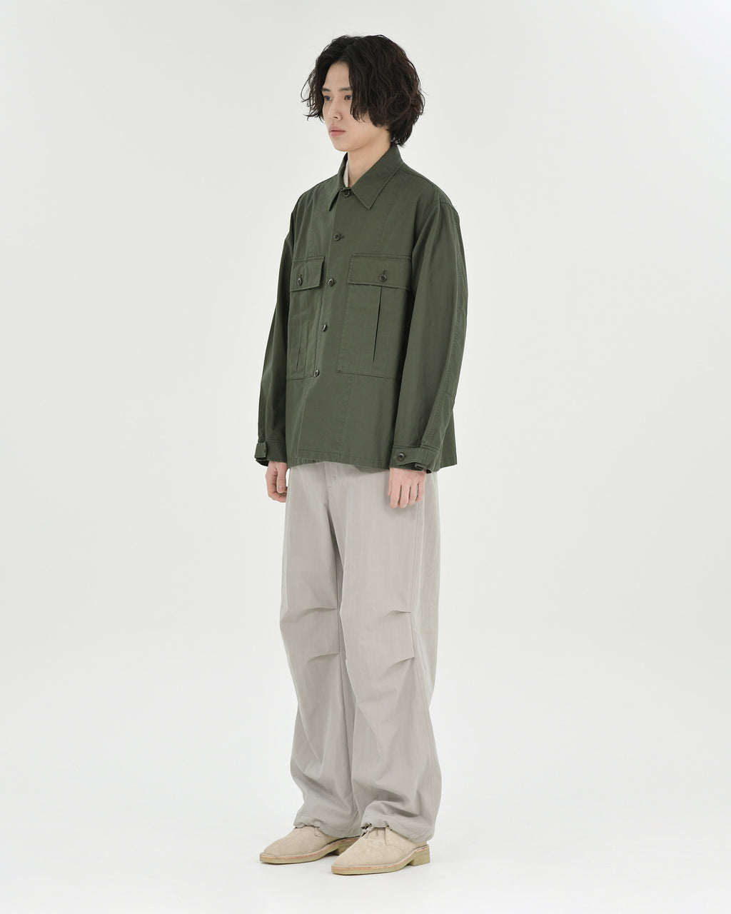Brownyard - Military Shirt Jacket (Olive) product image 3 | TRAB K-Fashion Australia