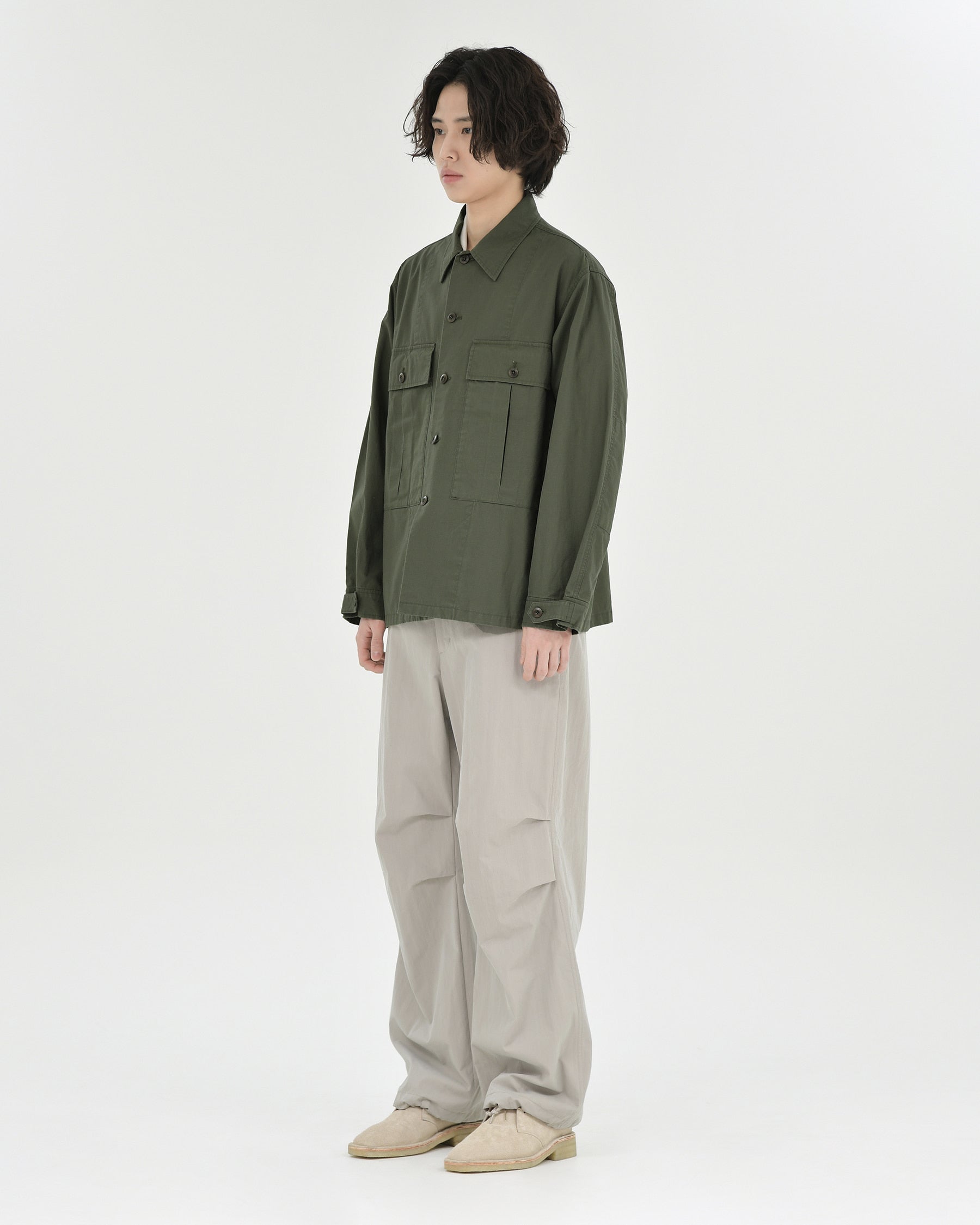 Brownyard - Military Shirt Jacket (Olive) product image 3 | TRAB K-Fashion Australia