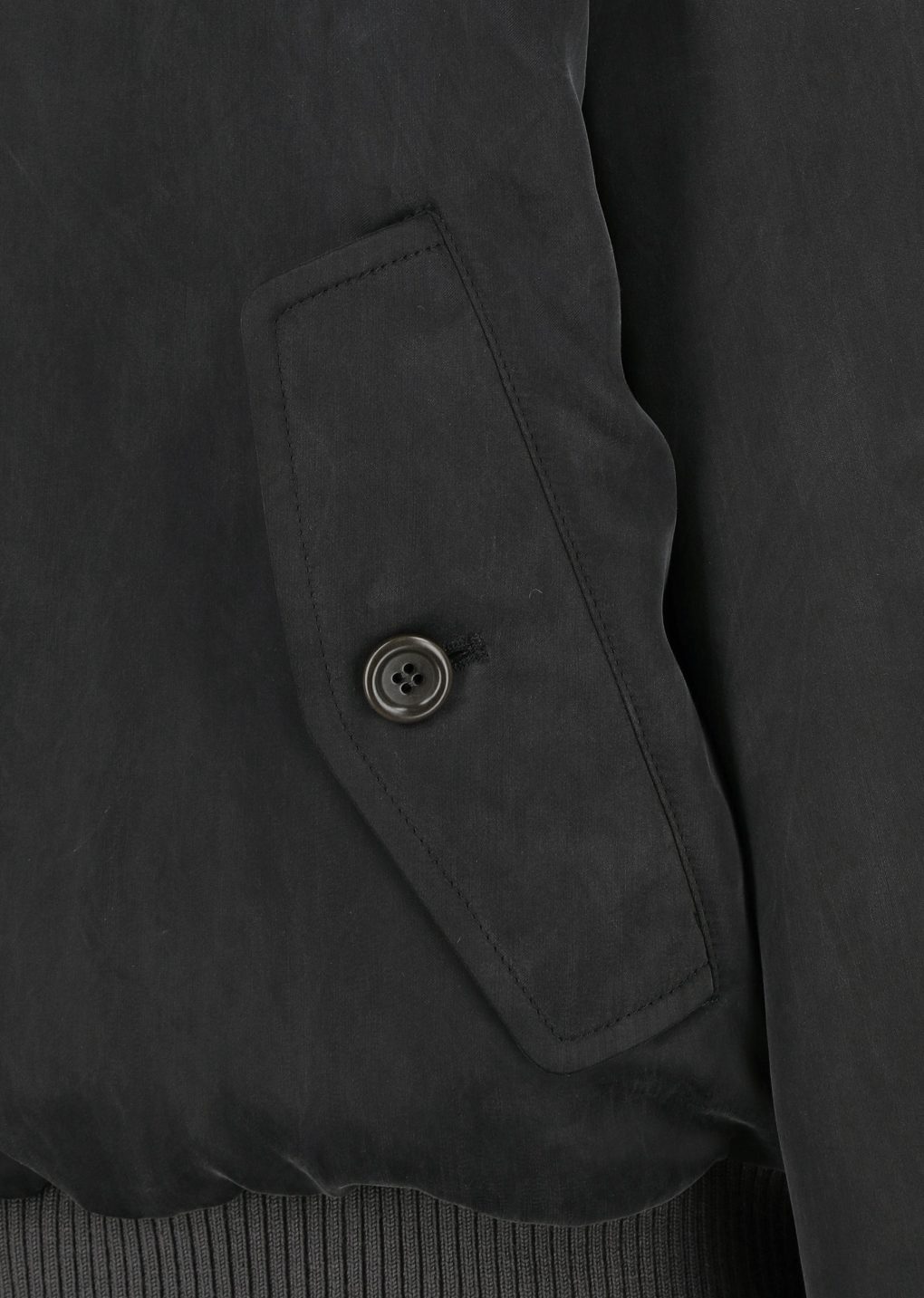 Amomento - Ribbed silky blouson (Black) product image 8 | TRAB K-Fashion Australia