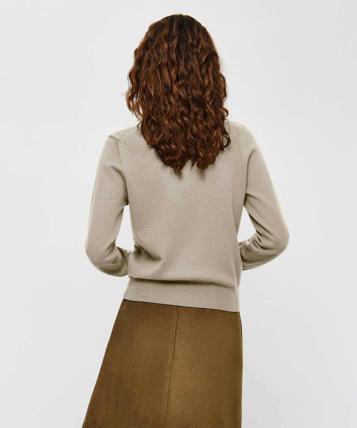Marithe & Francois Girbaud - Small Classic Logo Knit Pullover (Beige) product image 3 | TRAB K-Fashion Australia
