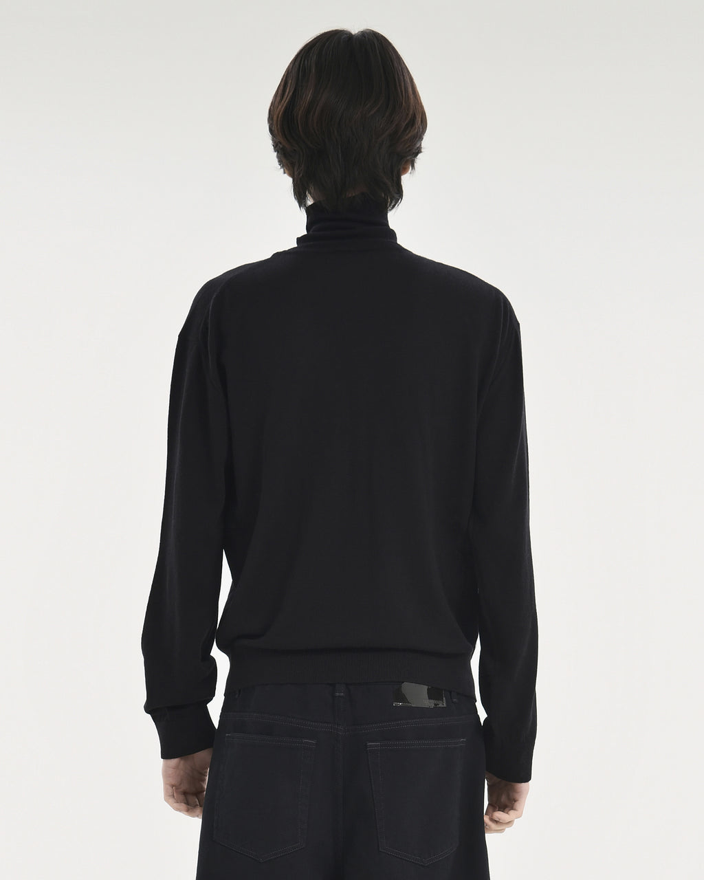 Brownyard - Merino Wool Turtle Neck Knit (Black) product image 2 | TRAB K-Fashion Australia