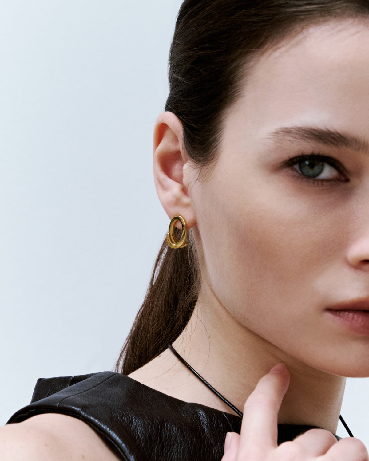 Numbering - Flat Coil Oval Earrings #6116 product image 1 | TRAB K-Fashion Australia