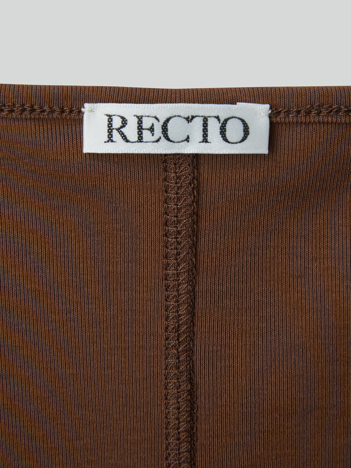 Recto - Slim Fit Long Top (Brown Sugar) product image 6 | TRAB K-Fashion Australia