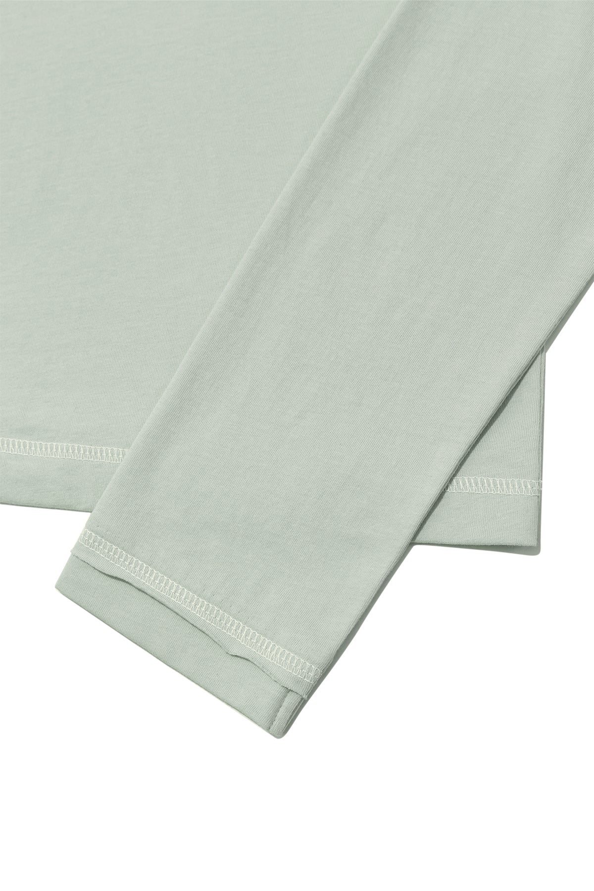 Matin Kim - Cut Line Detail Long Sleeve Logo Top (Mint) product image 5 | TRAB K-Fashion Australia