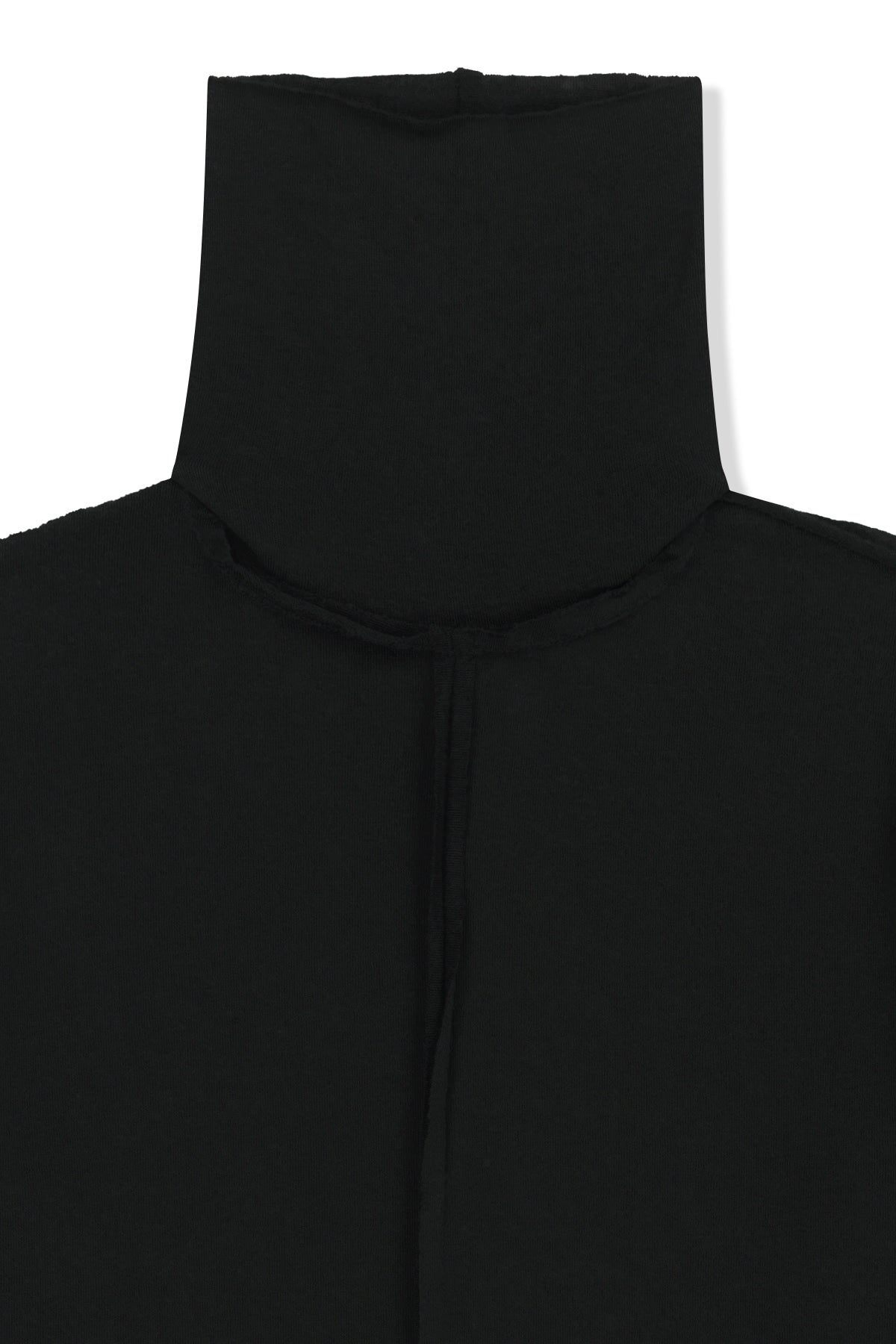 Matin Kim - Raw Cut High Neck Top (Black) product image 3 | TRAB K-Fashion Australia