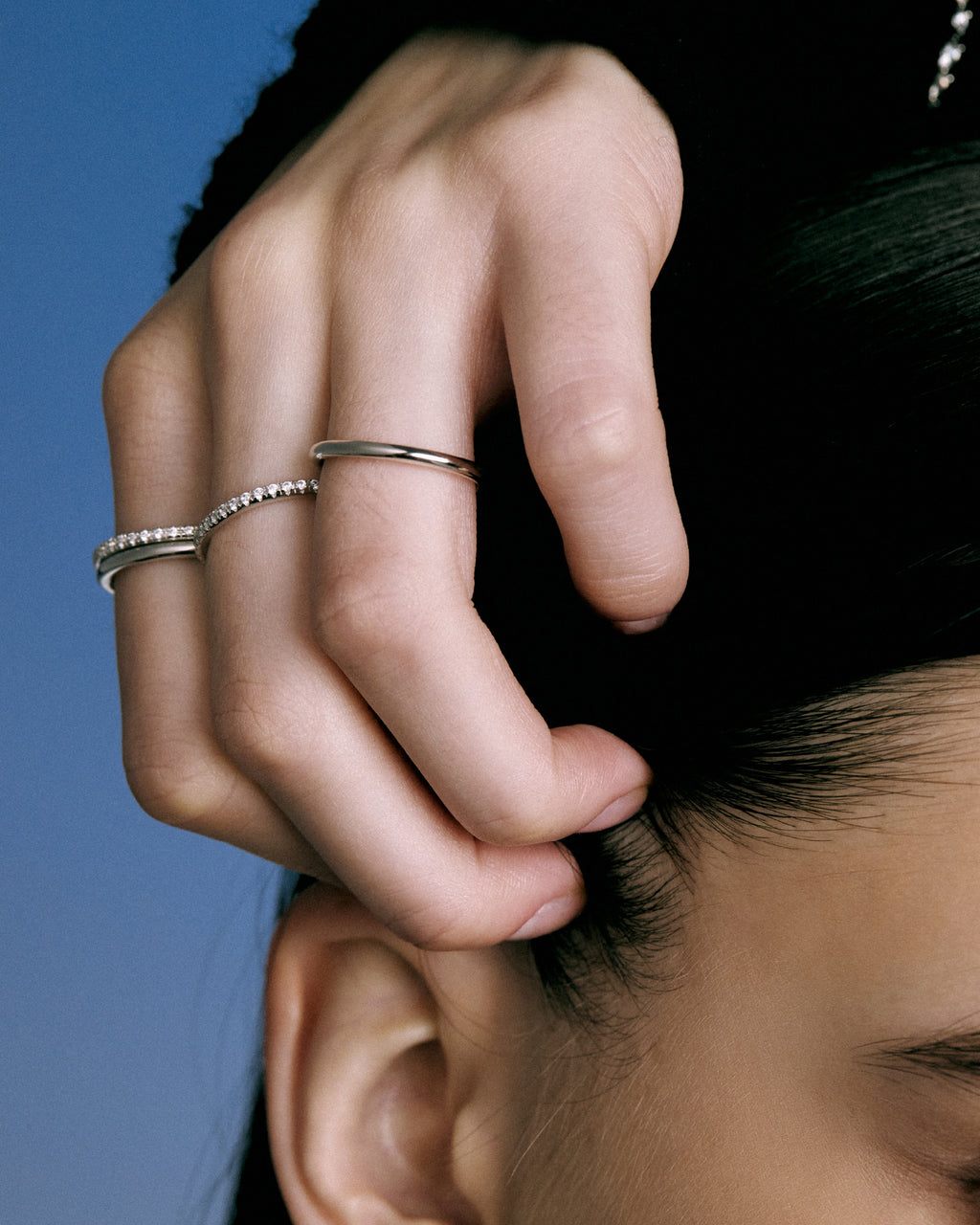 Numbering - Simple Stackable Ring #3400 product image 2 | TRAB K-Fashion Australia