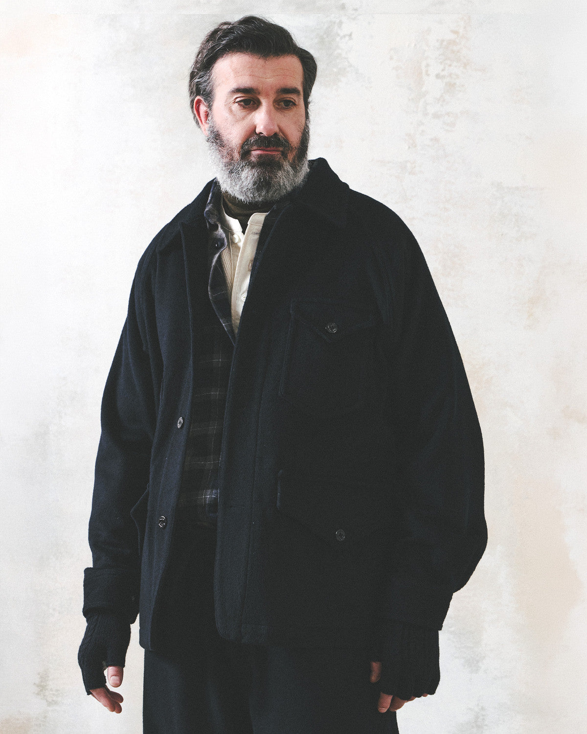 Eastlogue - Treasure Jacket (D.navy Wool) product image 2 | TRAB K-Fashion Australia