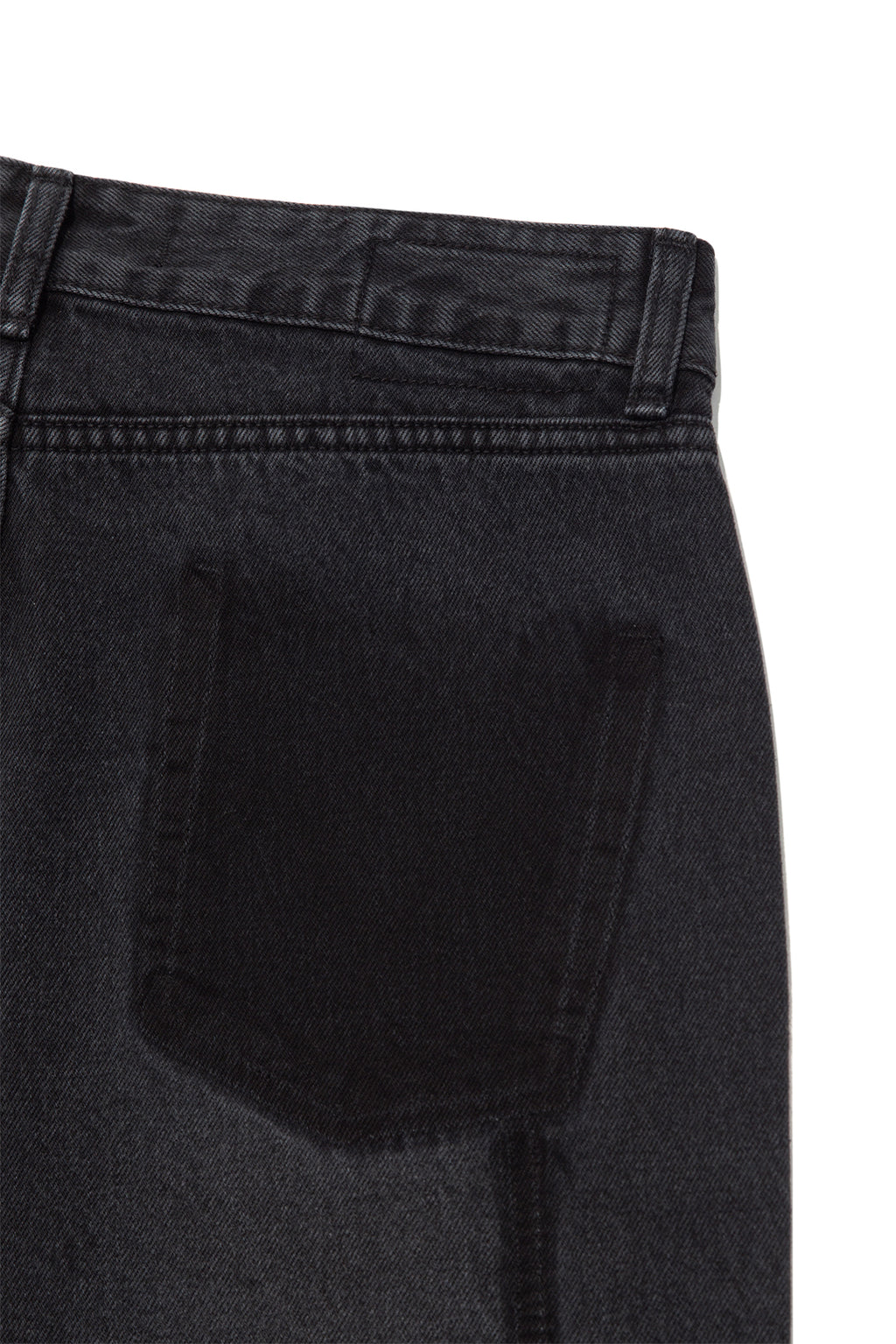 Matin Kim - Pocket Washed Point Denim Pants (Black) product image 6 | TRAB K-Fashion Australia