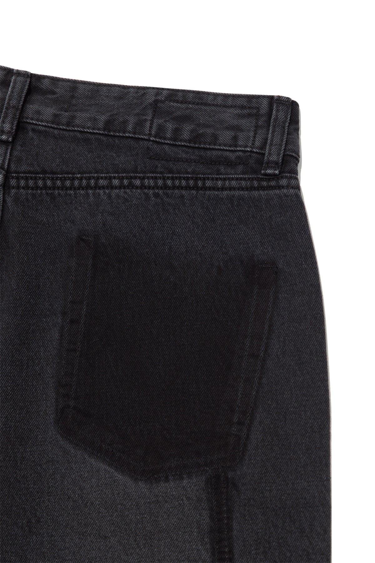 Matin Kim - Pocket Washed Point Denim Pants (Black) product image 6 | TRAB K-Fashion Australia