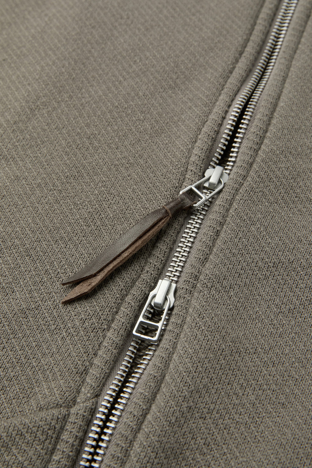 Coor - Cotton Aviation Sweat Zip Up (Khaki Brown) product image 6 | TRAB K-Fashion Australia
