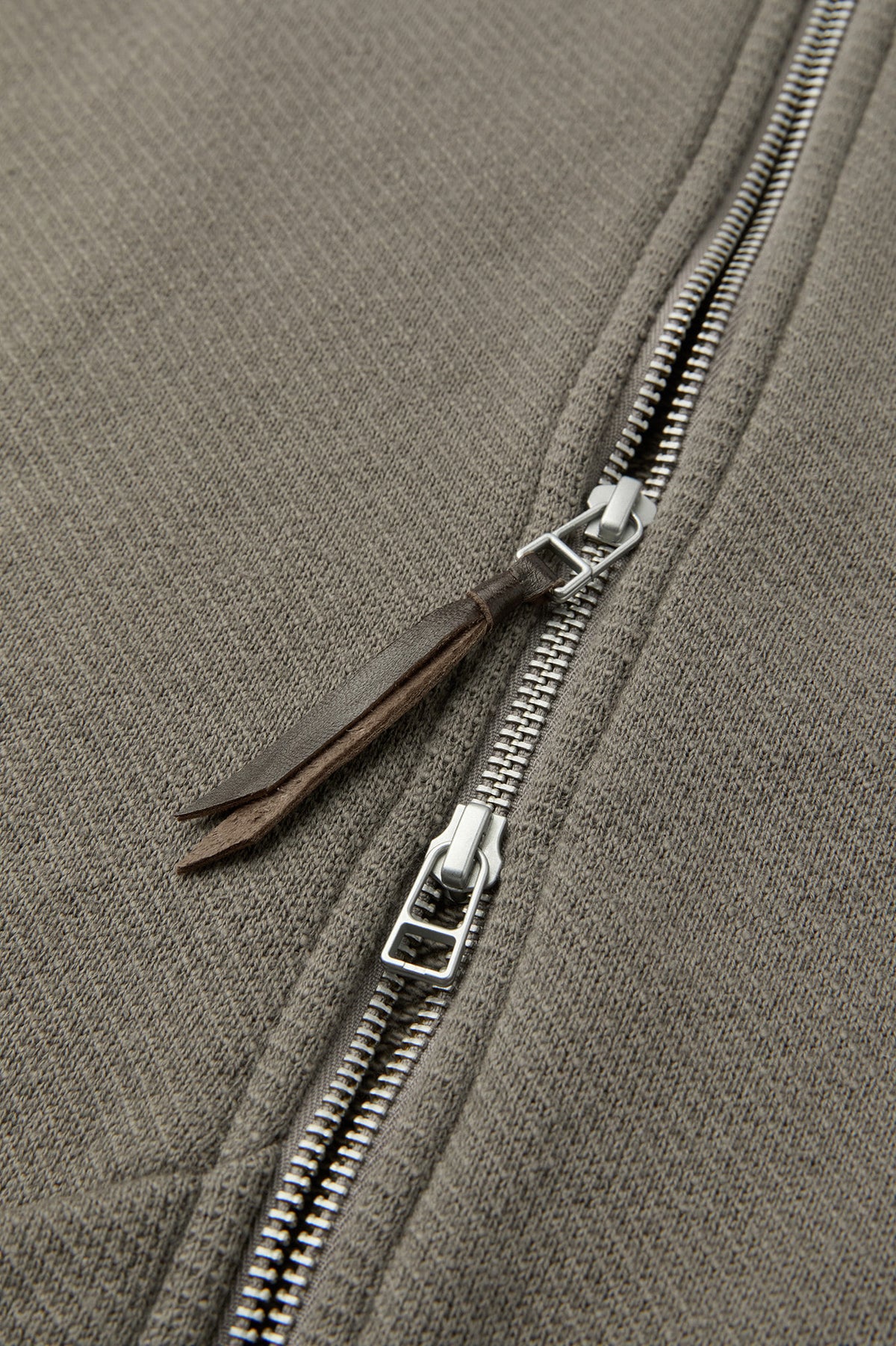Coor - Cotton Aviation Sweat Zip Up (Khaki Brown) product image 6 | TRAB K-Fashion Australia