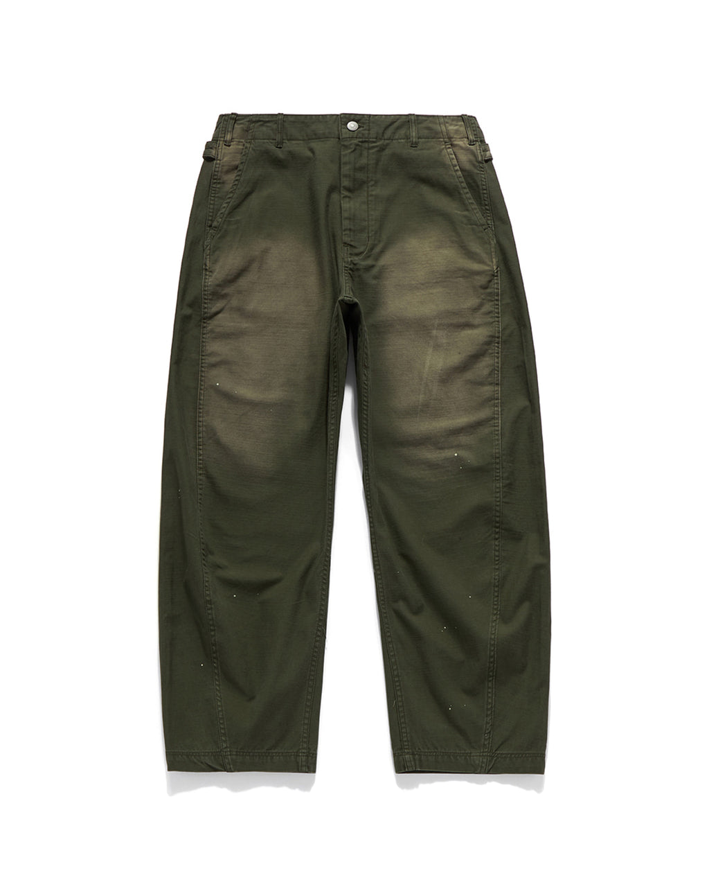 Eastlogue - Cinch Back Curved Pants (Vintage Olive) product image 2 | TRAB K-Fashion Australia