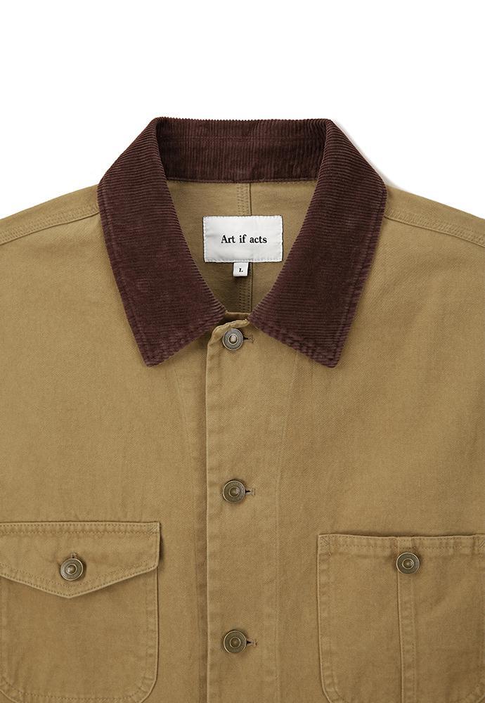 Art if acts - Garment Washed Chore Jacket (Tan) product image 9 | TRAB K-Fashion Australia