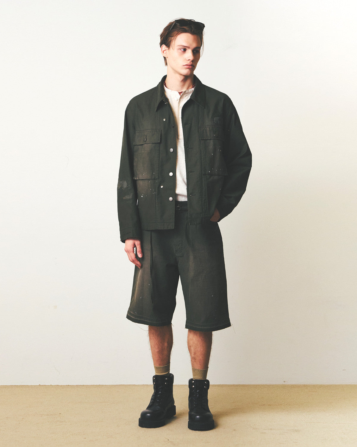 Eastlogue - Kw-m43 Jacket (Vintage Olive) product image 1 | TRAB K-Fashion Australia