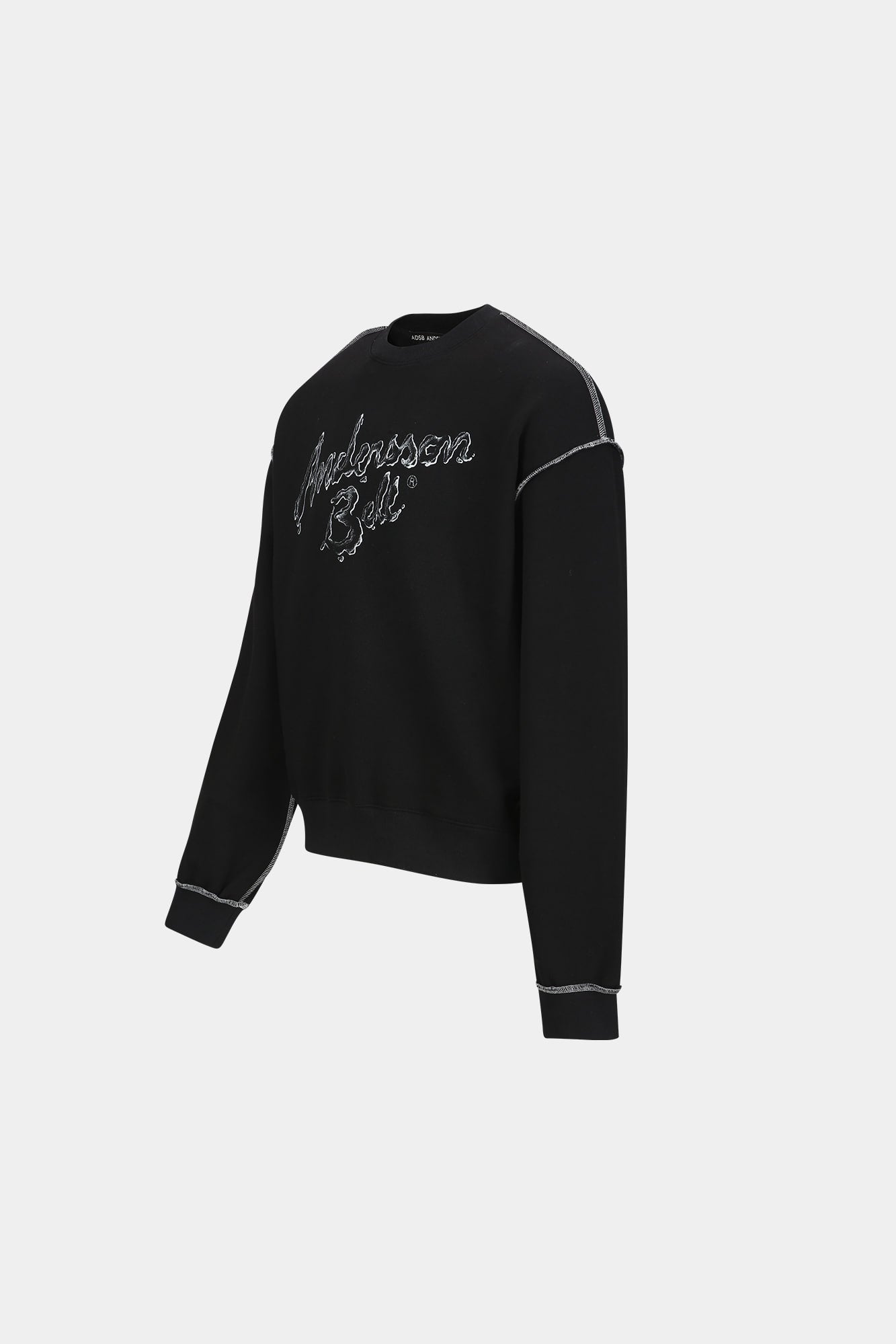 Andersson Bell - Unisex Liquid Logo Sweatshirt (Black) product image 14 | TRAB K-Fashion Australia