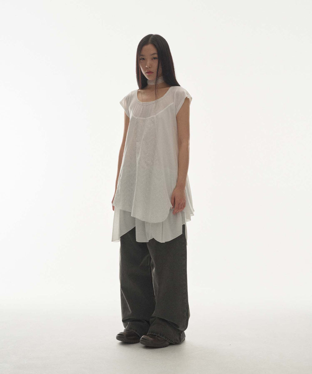 Coyseio - Flower One Piece (White) product image 10 | TRAB K-Fashion Australia