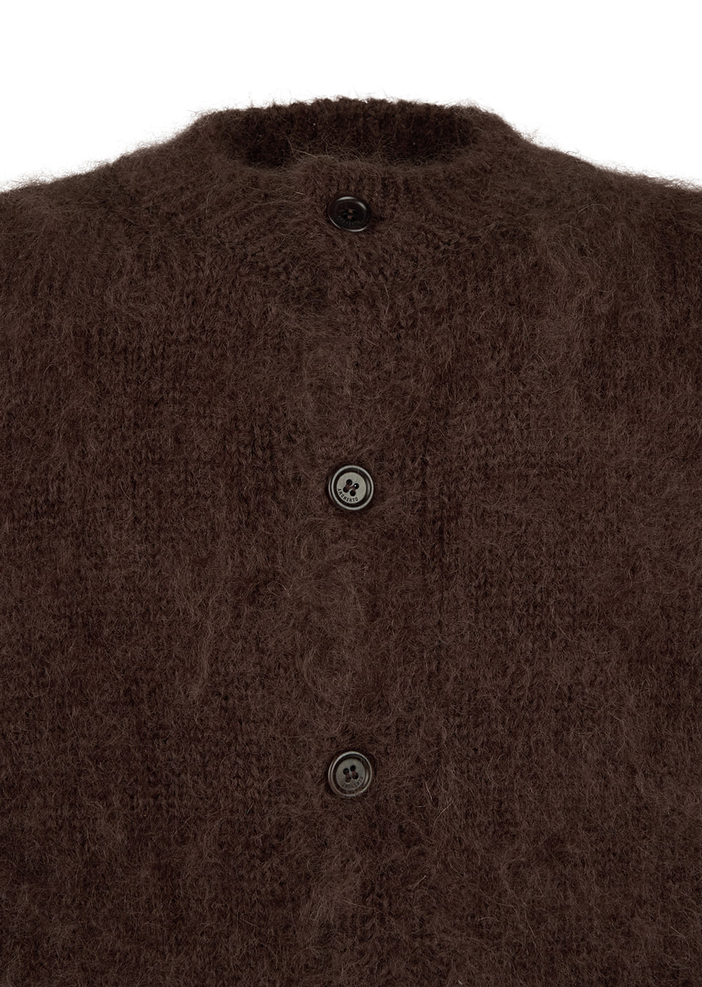 Amomento - men's mohair bulky cardigan (Brown) product image 10 | TRAB K-Fashion Australia