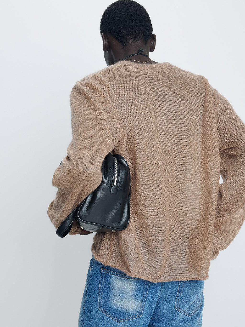 Tonywack - Kid Mohair Raw Knit (Sand Beige) product image 4 | TRAB K-Fashion Australia