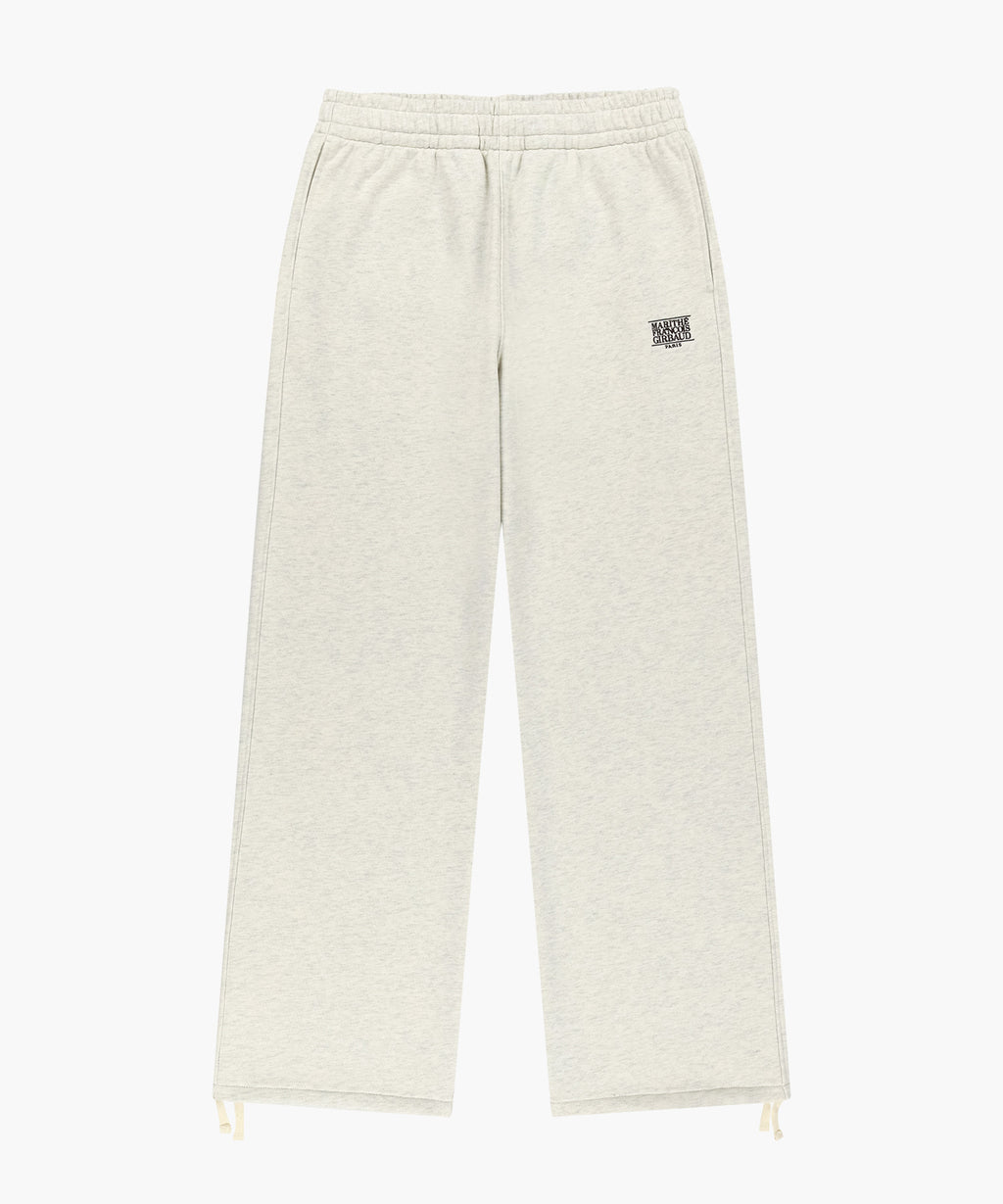 Marithe & Francois Girbaud - Classic Logo Sweat Pants (Oatmeal) product image 6 | TRAB K-Fashion Australia