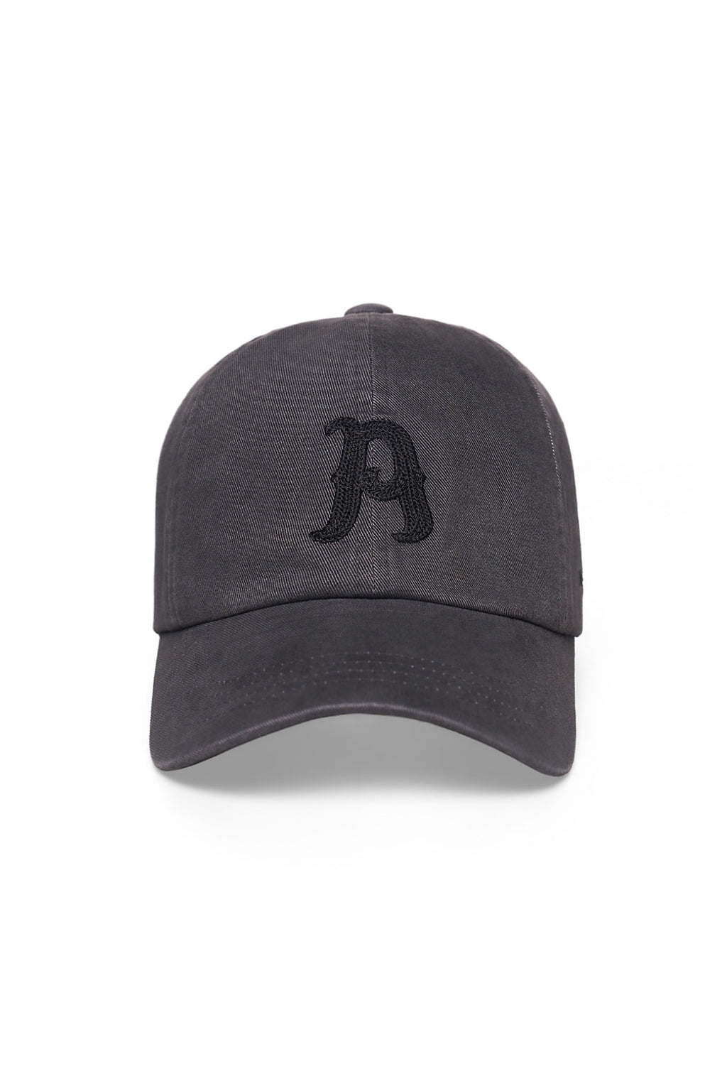 Matin Kim - Matin Initial Ball Cap (Charcoal) product image 1 | TRAB K-Fashion Australia