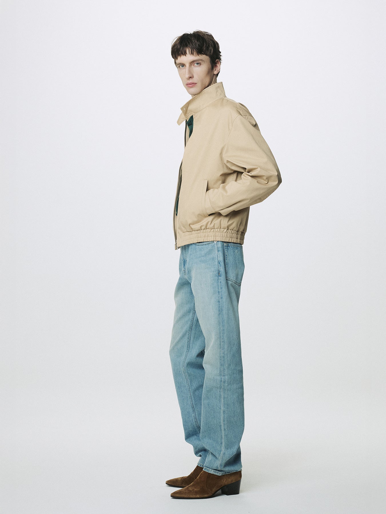 Tonywack - High Density Cotton Harrington Jacket (Beige) product image 3 | TRAB K-Fashion Australia