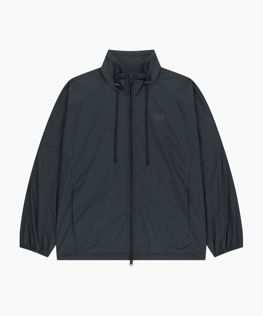 Marithe & Francois Girbaud - Highneck Packable Nylon Jacket (Charcoal) product image 5 | TRAB K-Fashion Australia