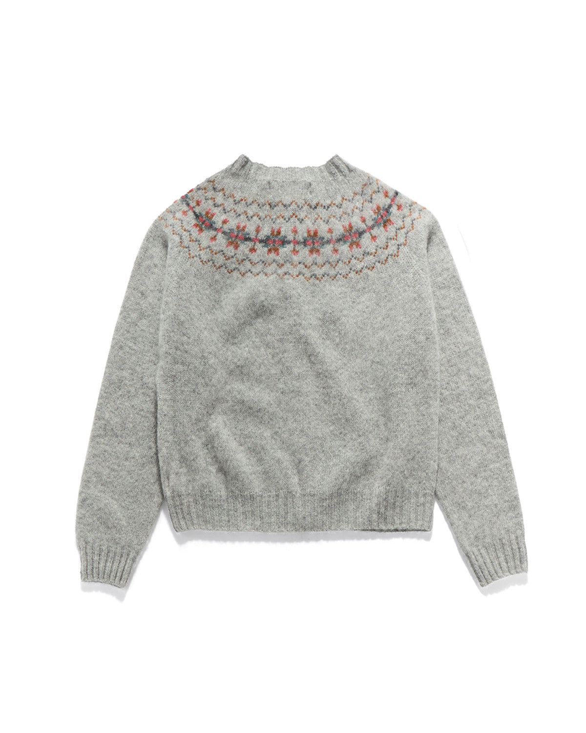 Eastlogue - Fair Isle Yoke Hb Cardigan (Silver) product image 2 | TRAB K-Fashion Australia