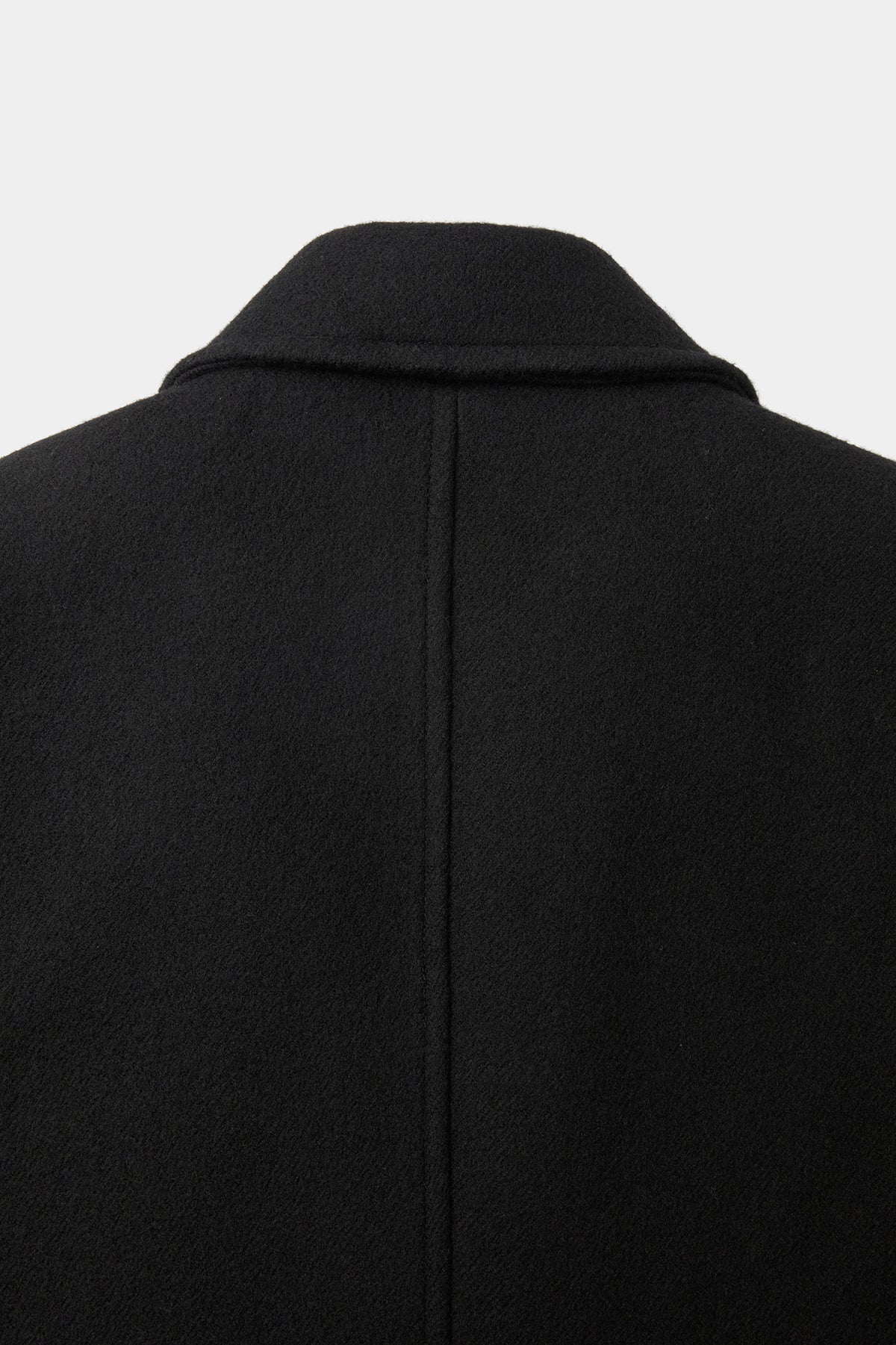 Coor - Wool Double Breasted Pea Coat (Black) product image 9 | TRAB K-Fashion Australia
