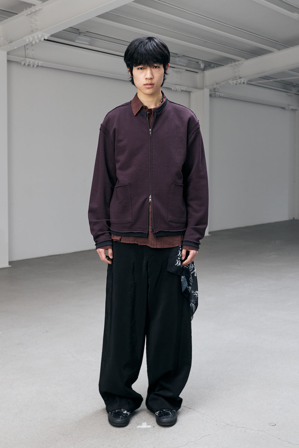 Hatchingroom - Ringer Cardigan (Purple) product image 8 | TRAB K-Fashion Australia