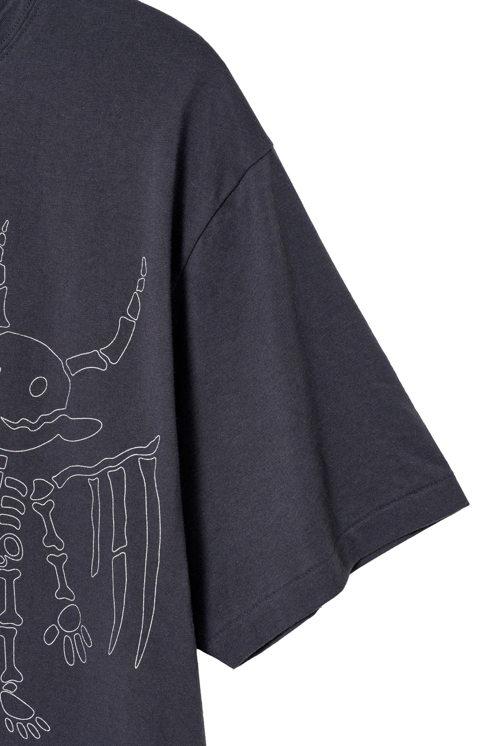 Hatchingroom - Bone Devil Tee Blue (Charcoal) product image 4 | TRAB K-Fashion Australia