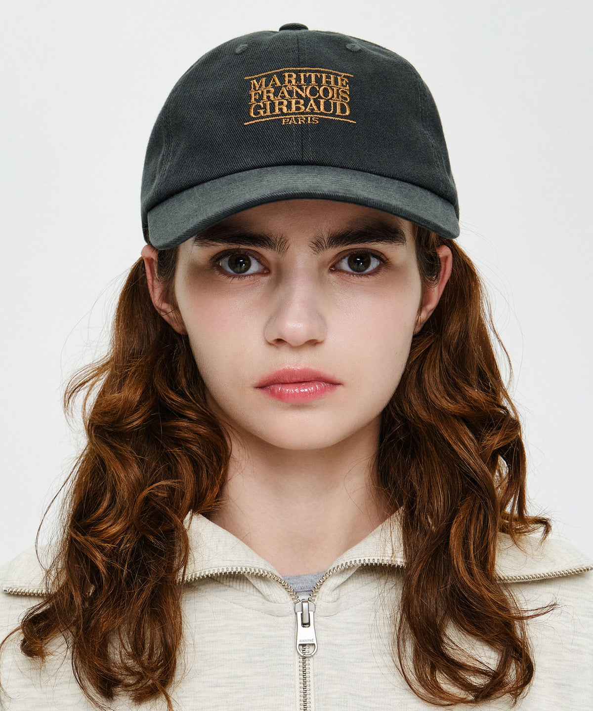 Marithe & Francois Girbaud - Small Classic Logo Cap (Charcoal) product image 5 | TRAB K-Fashion Australia