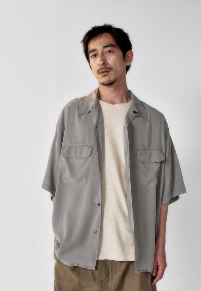 Art if acts - Tencel Two Pocket Half Shirt (Cliff) product image 1 | TRAB K-Fashion Australia