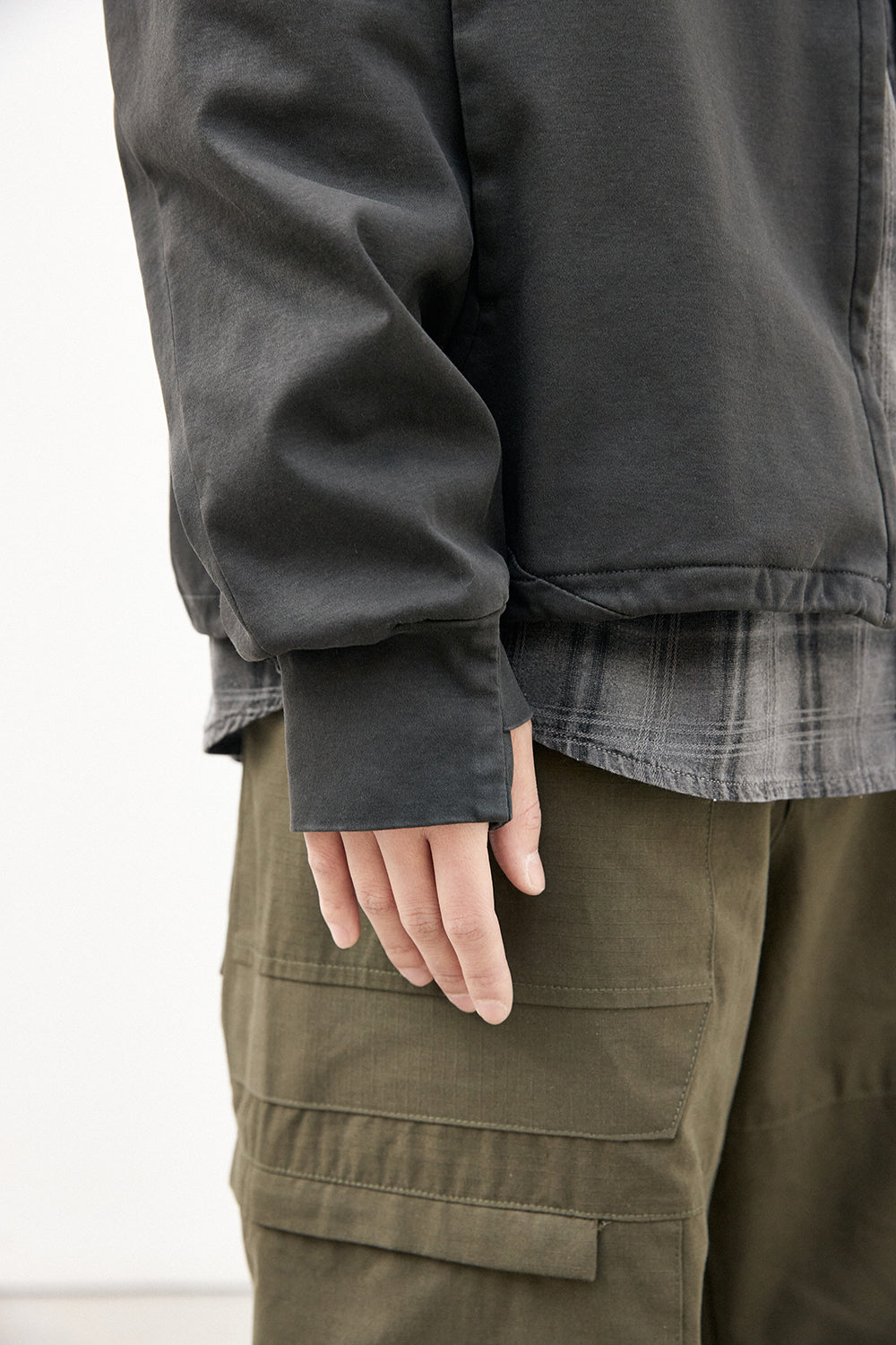 Hatchingroom - Silket Hoodie Dyed Dark (Green) product image 15 | TRAB K-Fashion Australia