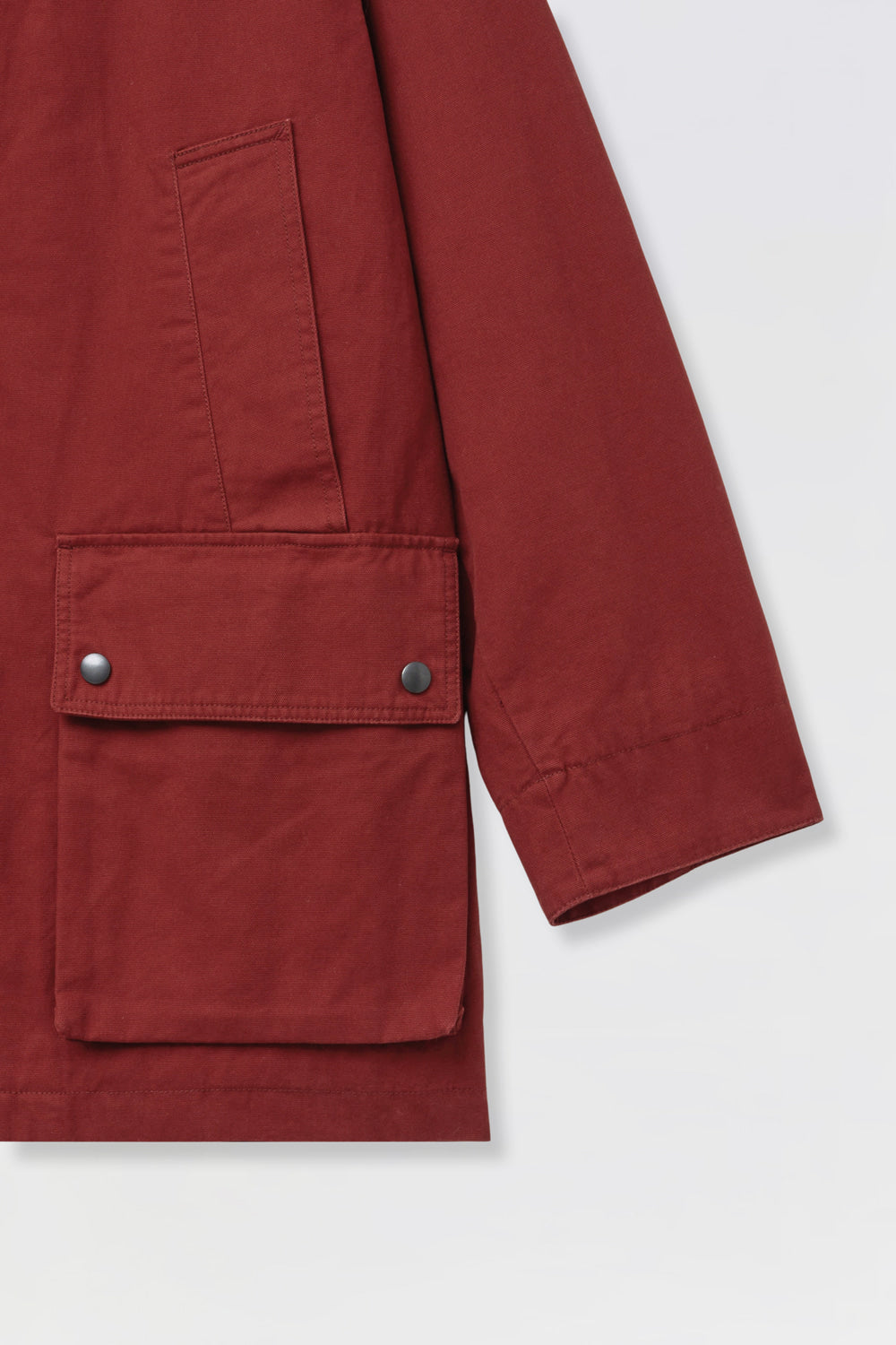 Hatchingroom - Canvas Work Parka (Dark Red) product image 6 | TRAB K-Fashion Australia