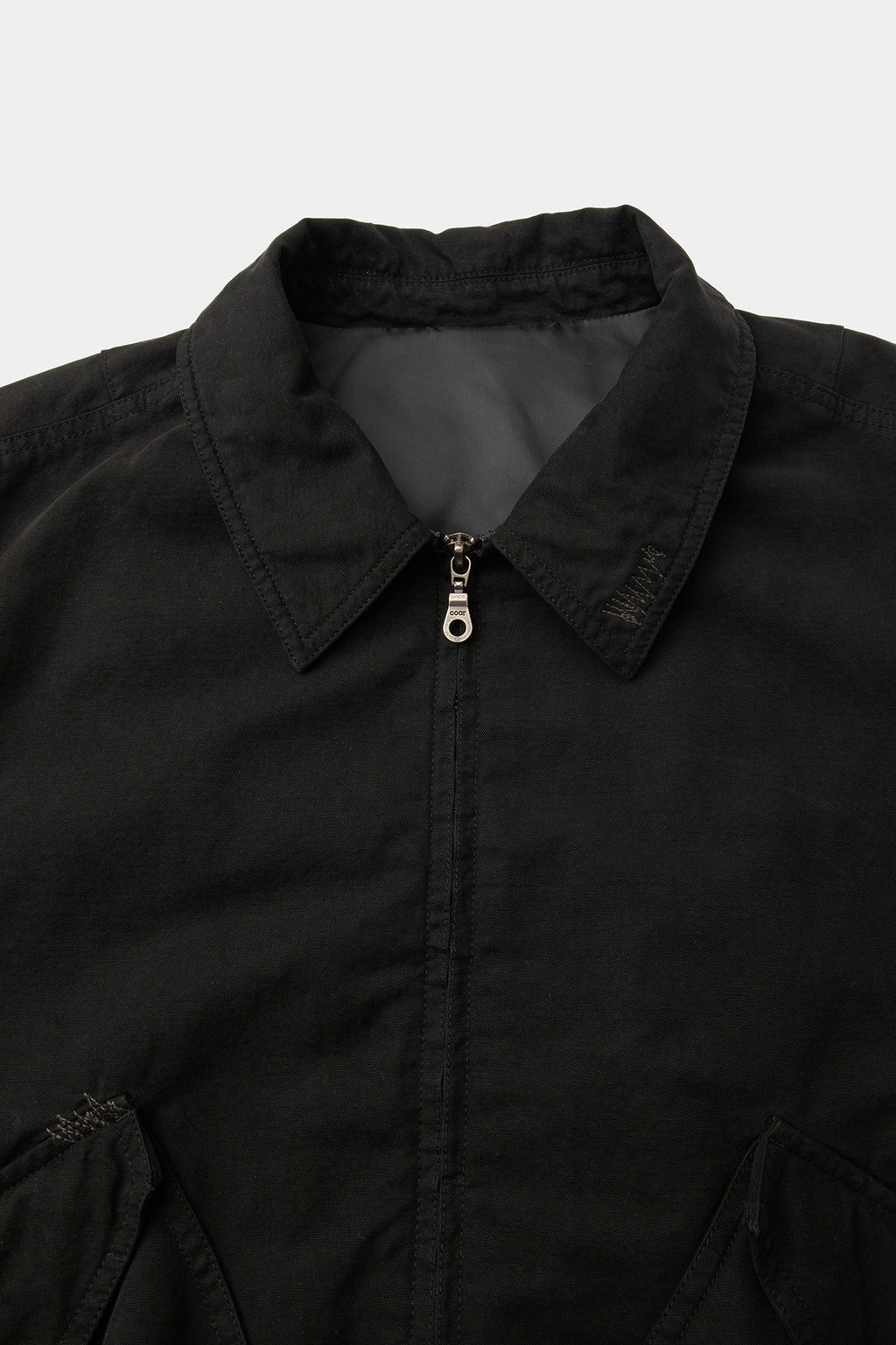 Coor - Dyed Cotton Flight Jumper (Washed Black) product image 5 | TRAB K-Fashion Australia