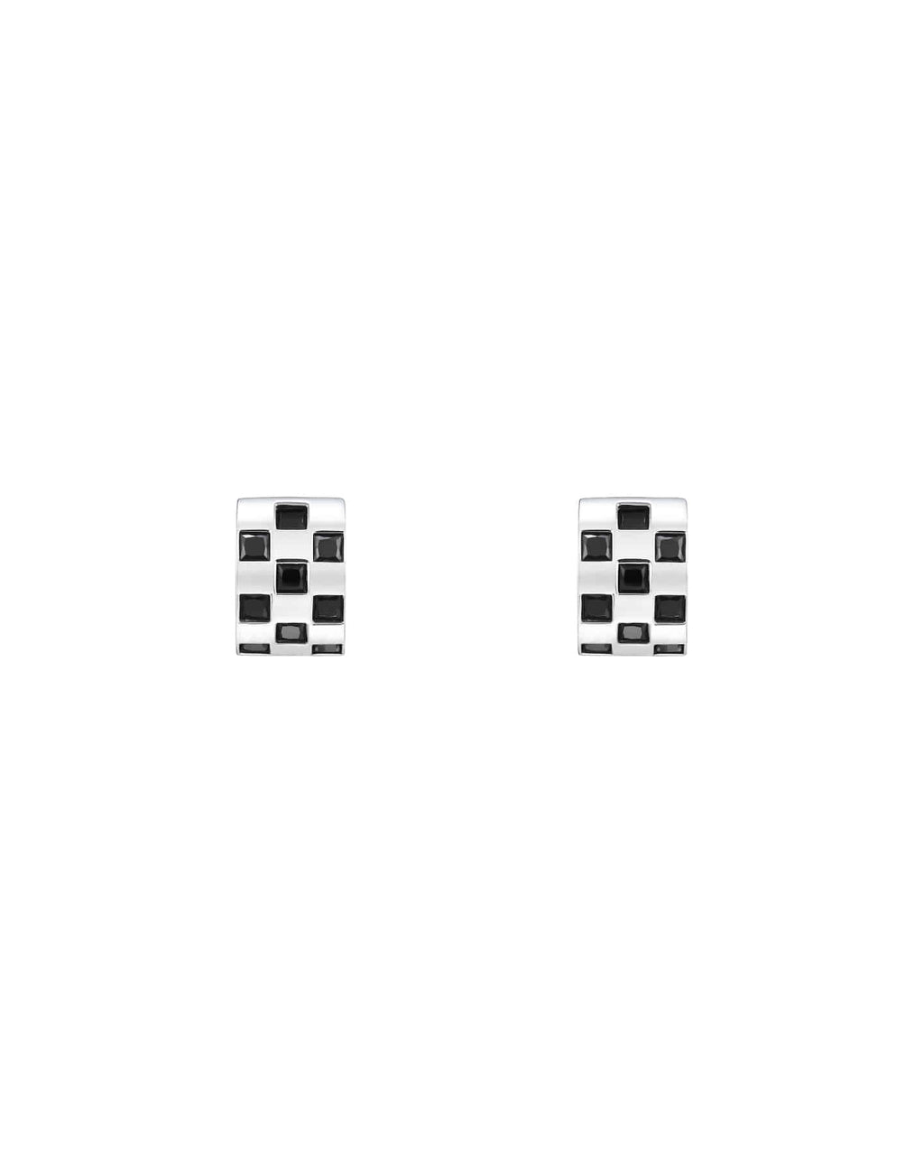 Numbering - Checkered Hoop Earrings #3232 product image 8 | TRAB K-Fashion Australia