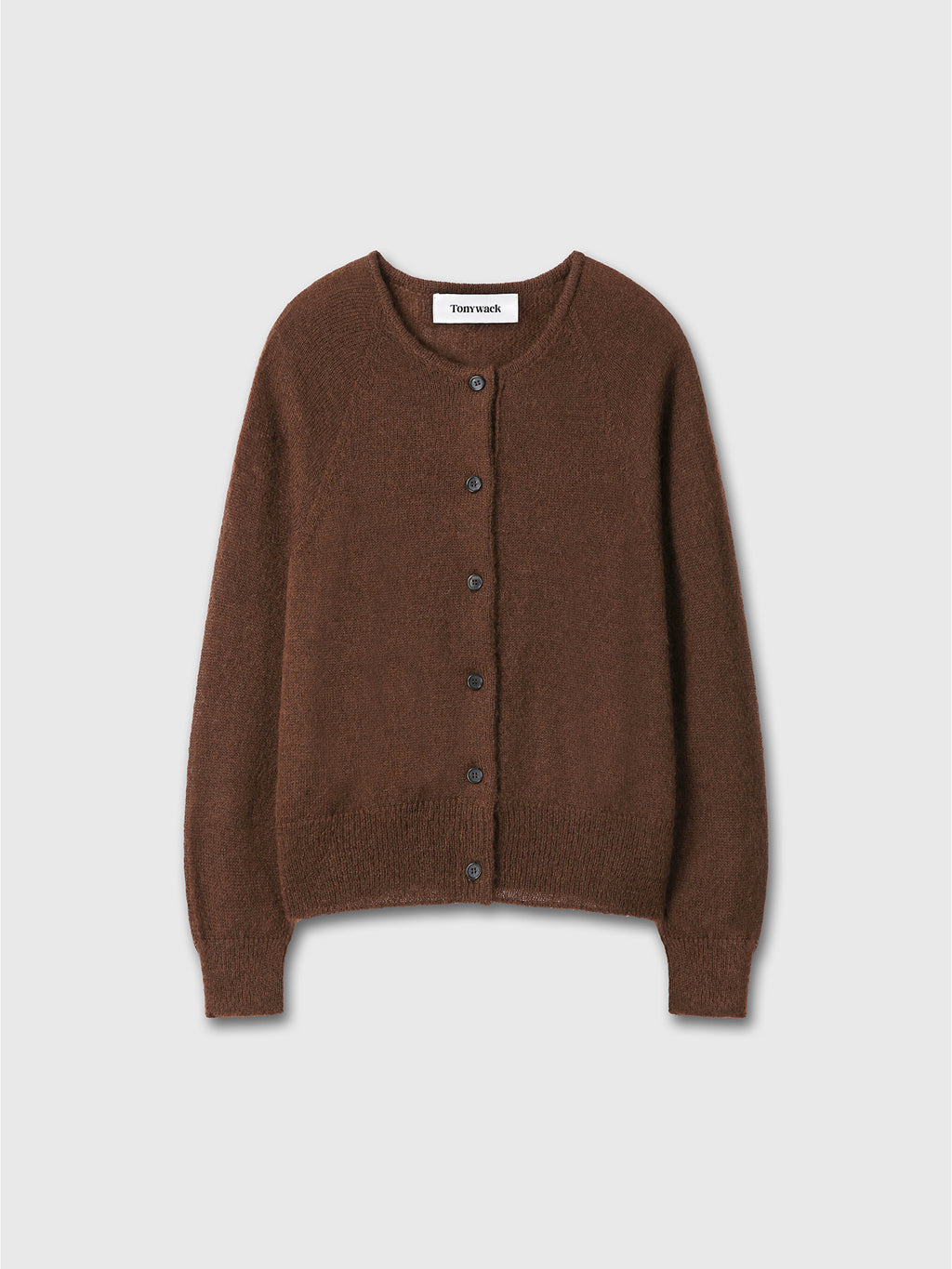Tonywack - Mohair Raglan Cardigan (Brown) product image 10 | TRAB K-Fashion Australia