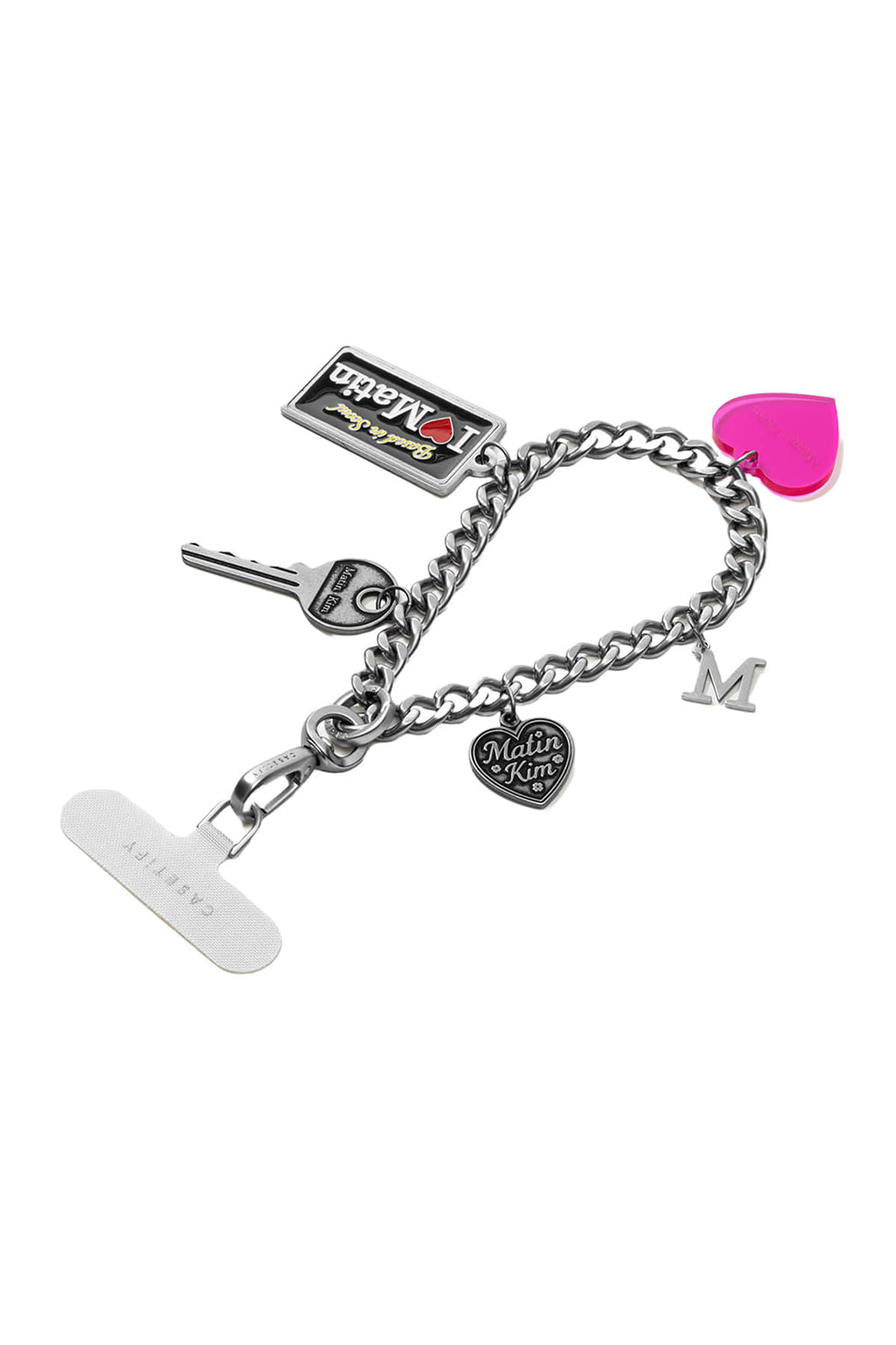 Matin Kim - Matin Kim X Casetify Phone Charm (Dark Silver) product image 3 | TRAB K-Fashion Australia