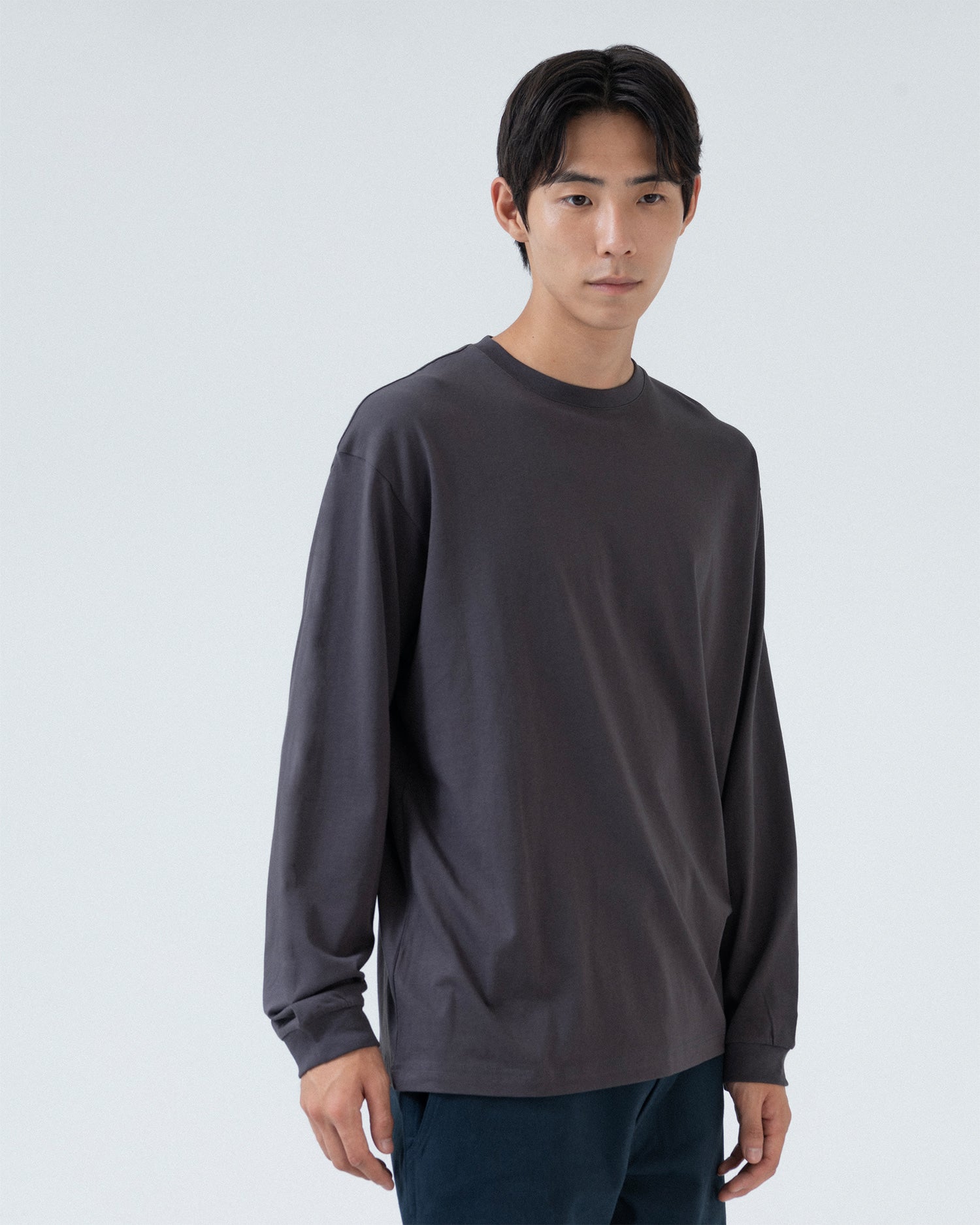 Brownyard - One Day Long Sleeve (Charcoal) product image 1 | TRAB K-Fashion Australia