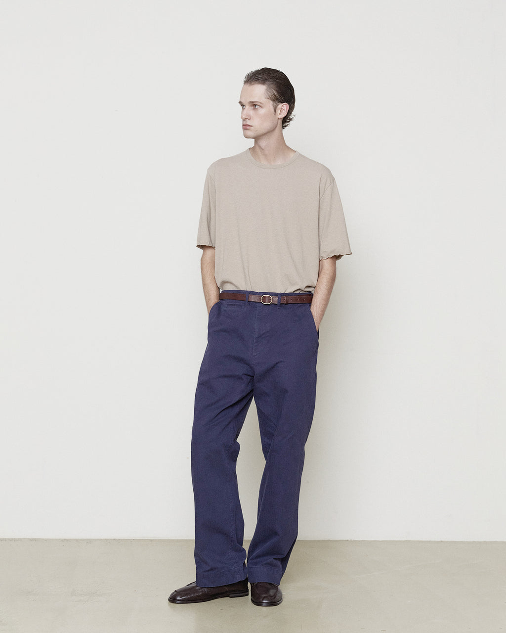Brownyard - Cut Off Half Sleeve (Beige) product image 2 | TRAB K-Fashion Australia