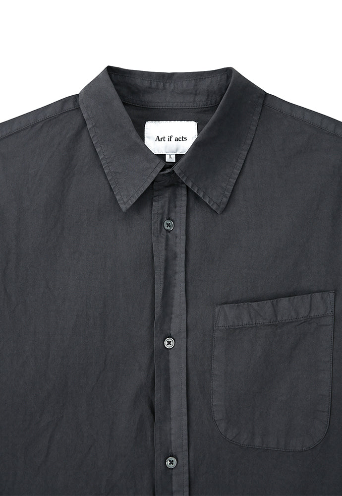 Art if acts - Padre Garment-dyed Shirt (Charcoal) product image 9 | TRAB K-Fashion Australia