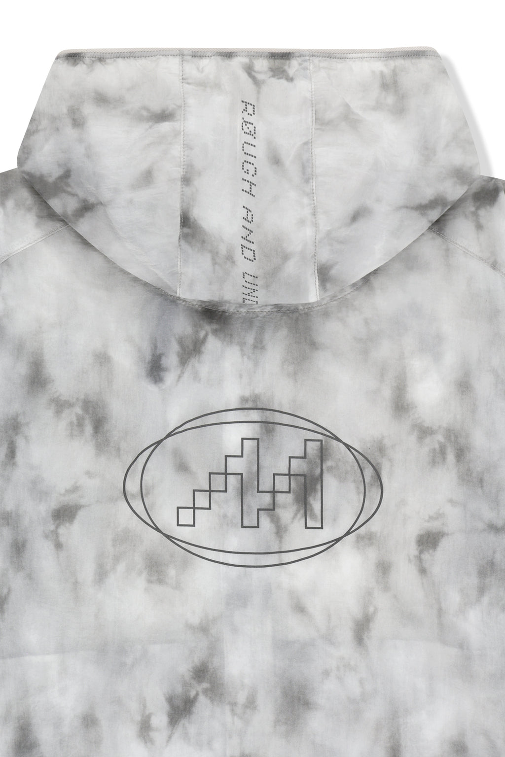 Matin Kim - Matin Pace Reflective Logo Windbreaker (Light Grey) product image 5 | TRAB K-Fashion Australia