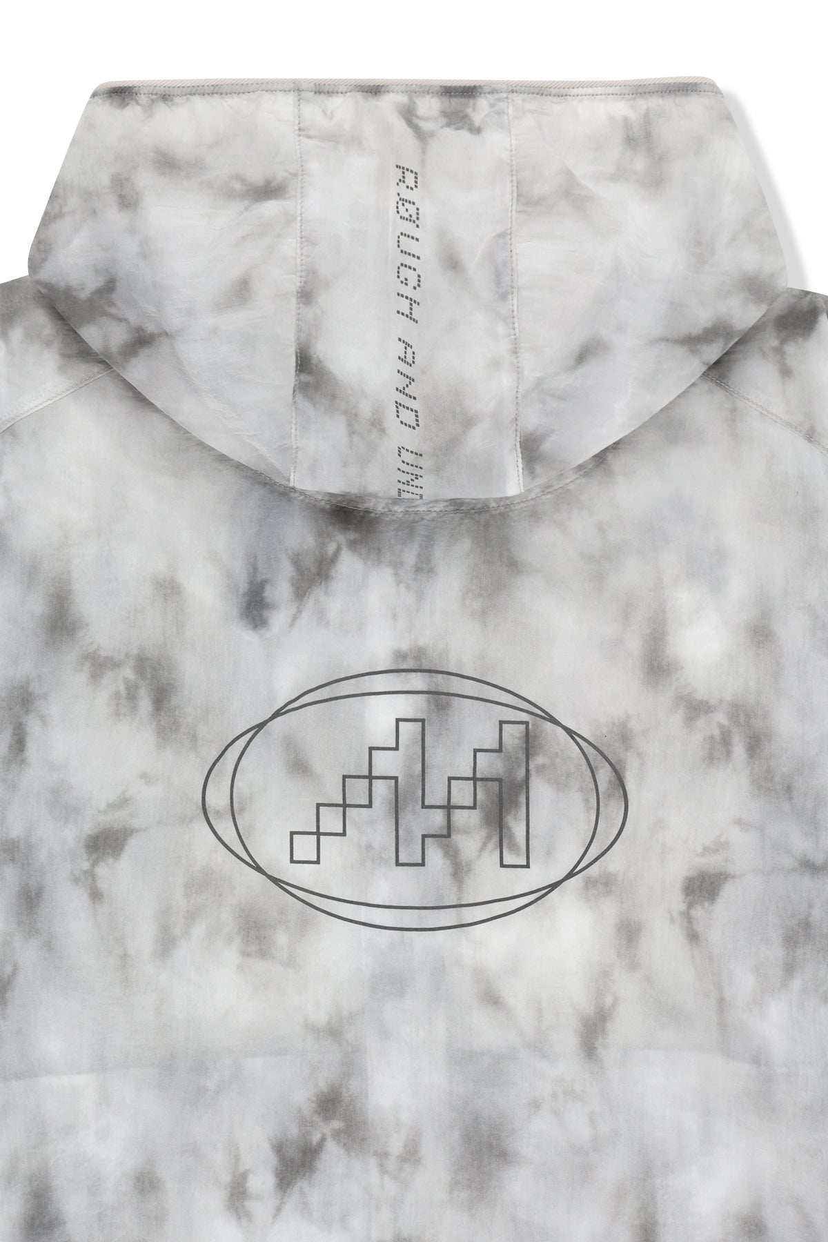 Matin Kim - Matin Pace Reflective Logo Windbreaker (Light Grey) product image 5 | TRAB K-Fashion Australia