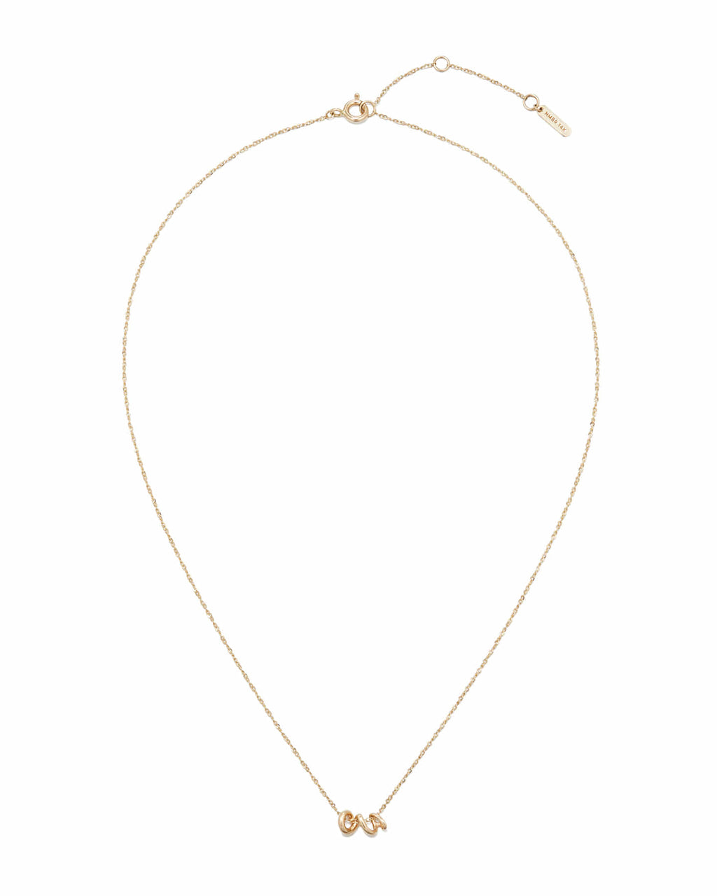 Numbering - Fluid Spiral Pendant Necklace #2708 product image 4 | TRAB K-Fashion Australia