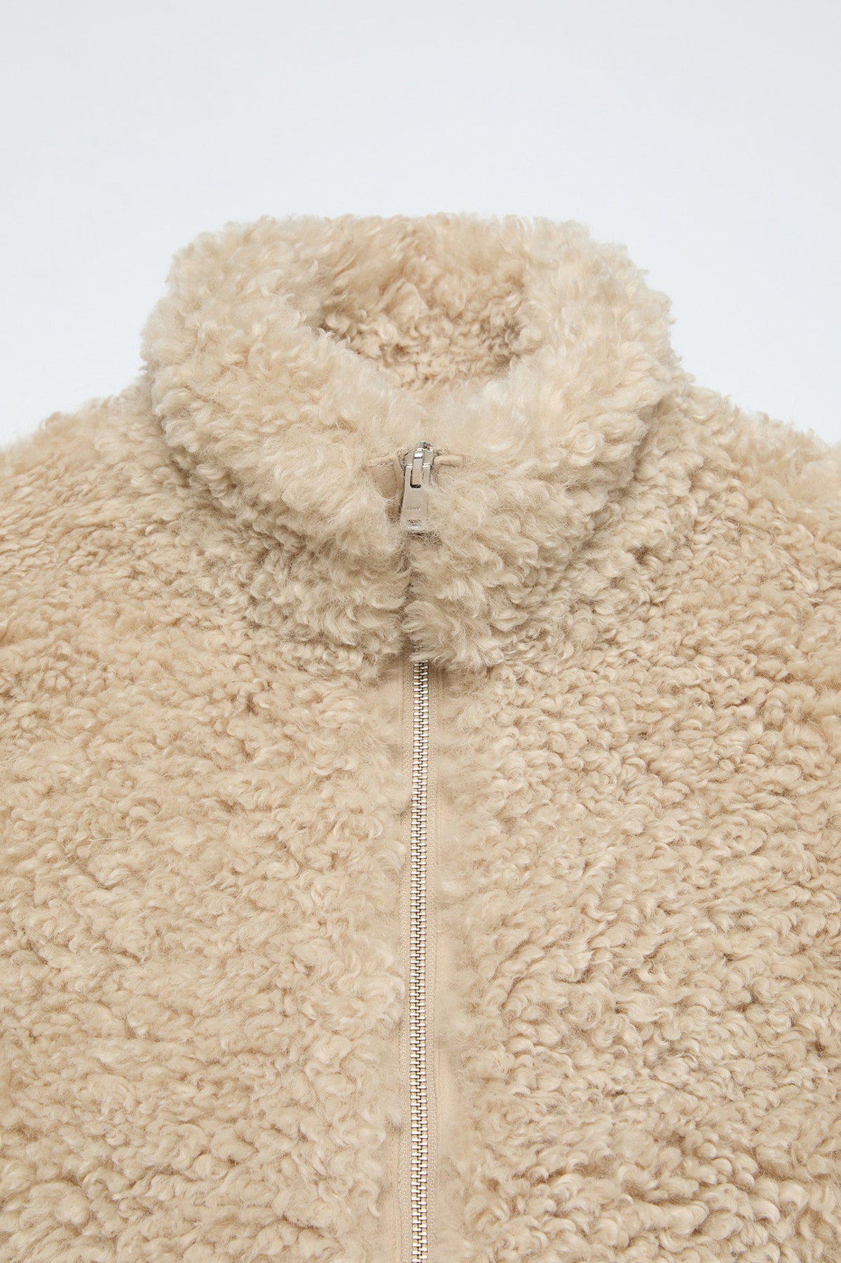 Coor - Curly Fake Fur Jumper (Beige) product image 5 | TRAB K-Fashion Australia
