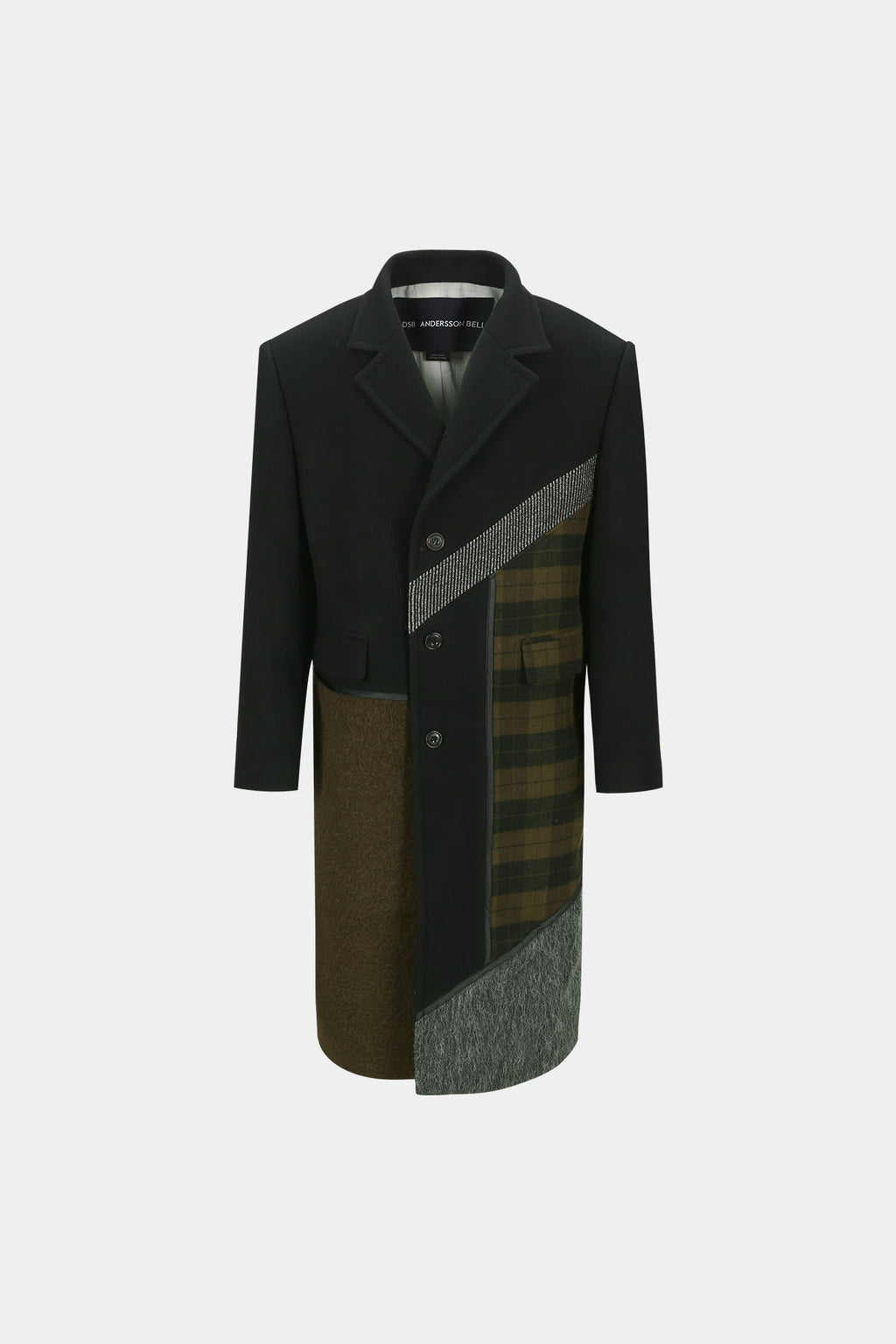 Andersson Bell - Patchwork Wool Coat (Multi) product image 8 | TRAB K-Fashion Australia